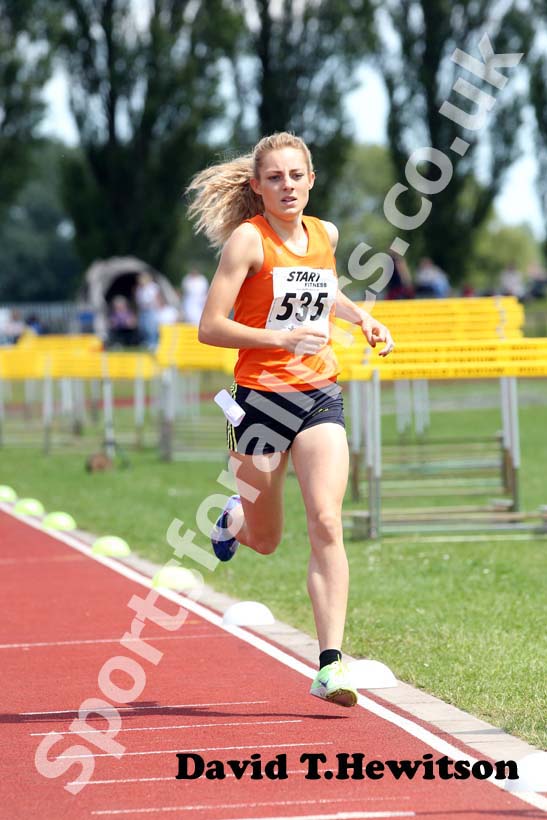 Chloe Price, under 20s 800 metres, Northern under-15/17/20s.